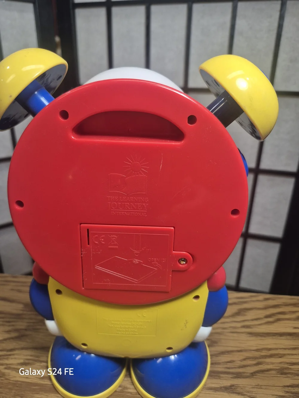 The Learning Journey Telly The Teaching Time Clock Blue/Yellow Educational